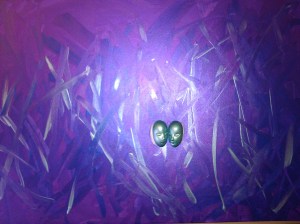 "Communion" 24" x 36" acrylic on canvas w/ceramic details 2011