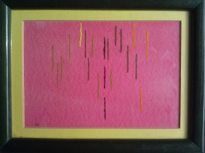 "Portrait of the Artist's Tears" 5" x 7" watercolor on paper 1986